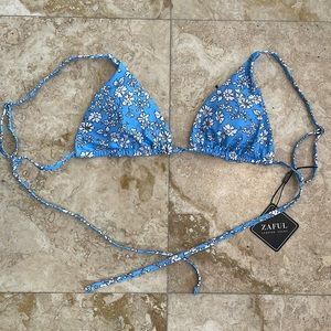 Zaful Reversible Floral Top